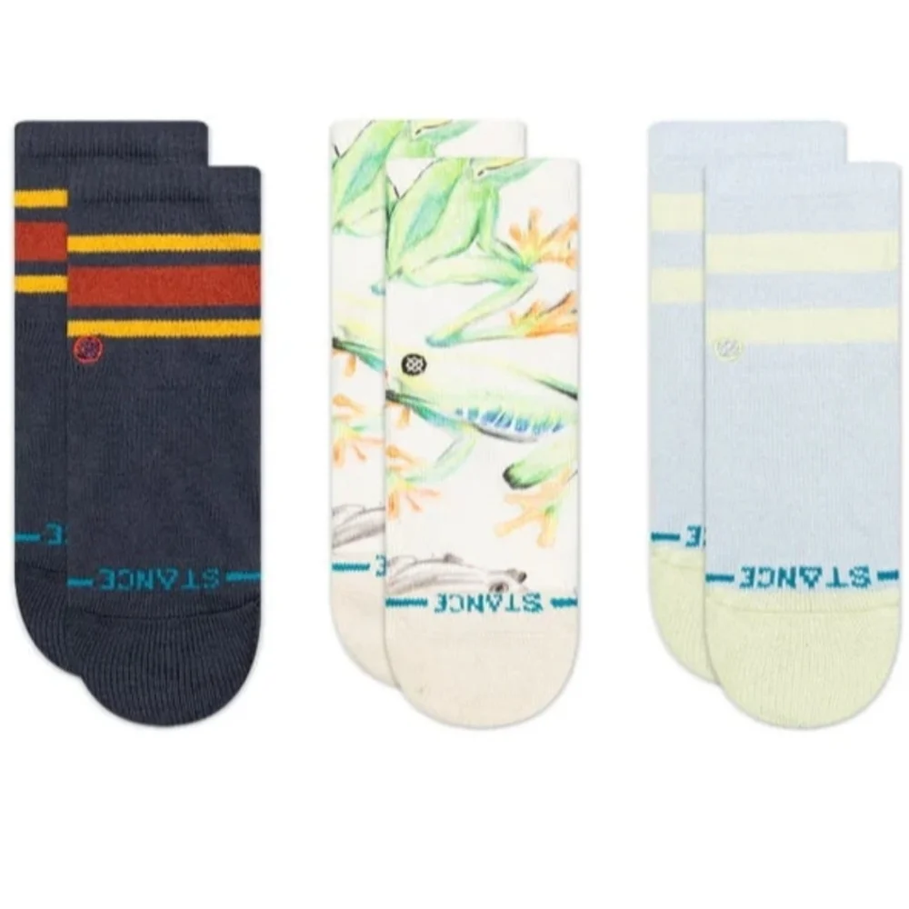Stance Toddler 1-2Years Casual Socks - Navy, Cream, Light Blue